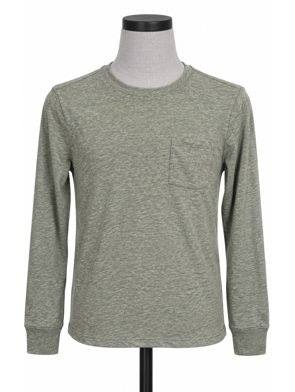 Cat & Jack Green Long Sleeve Shirt with Front Pocket (L-10/12)